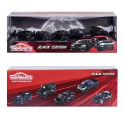 Set 5 masinute metalice Majorette Black Edition 2.0 Giftpack