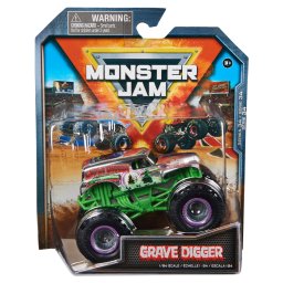 Masinuta metalica Monster Jam Grave Digger, scara 1:64