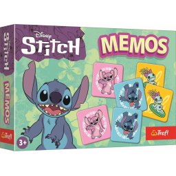 Joc de memorie Disney Stitch cu 30 carduri, pentru copii 3+