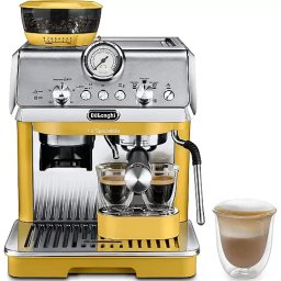Espressor Manual Delonghi La Specialista Arte EC 9155.YE 1.5L 1300W 15Bar Galben-Argintiu