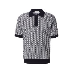 DRYKORN Pulover 'Tamian 10' negru / alb