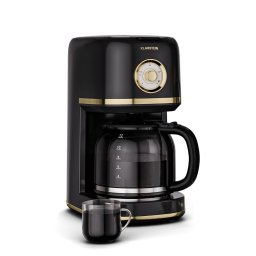 Klarstein Victoria filtru de cafea | 1,5 litri | Funcție de menținere a căldurii | 12 căni (TK3G-VicDCofBl)