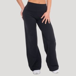 GymBeam Pantaloni sport pentru femei Straight Flow Black XXL