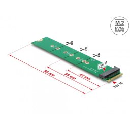 Extensie/port saver M.2 Key M slot T-M, Delock 64367