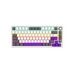 LORGAR KBP7075W Pro Tastatură mecanică wireless, 75%, aspect în limba engleză - bej