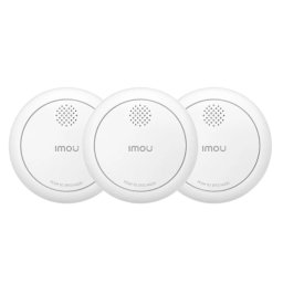 Kit 3 detectoare fum inteligente Imou ZSM1 Zigbee EN14604 alarma 85dB notificari aplicatie ZSM1 Kit-EU-3