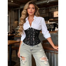 Corset Eross Grid M Negru