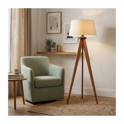 Lampadar AIDA 1xE27/15W/230V stejar/crem