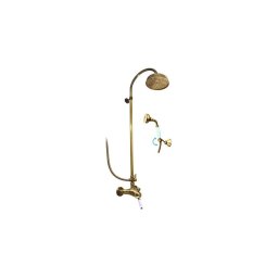 RAV Slezák L581.5/3SM - Set de duș cu baterie LABE RETRO, finisaj alamă antichizată