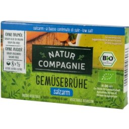 Set 2 x Supa Bio de Legume cu putina Sare, 8 Cuburi Natur Compagnie