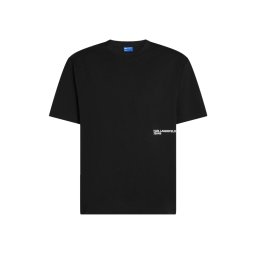 KARL LAGERFELD T-Shirt Klj Relaxed Gradient Logo B3M17009 999 black