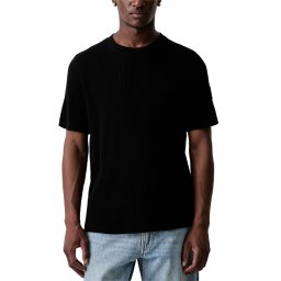 KARL LAGERFELD M T-Shirt Klj Reg Ss Waffle B3M17088 999 black