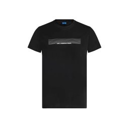 KARL LAGERFELD T-Shirt Klj Slim Stripes Logo B3M17001 999 black
