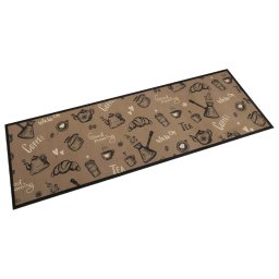 Covor de bucatarie lavabil Morning, maro, 60x180 cm, catifea GartenMobel Dekor