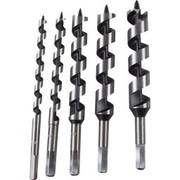 Set burghie pentru lemn Raider, 5 piese, 10-25 mm
