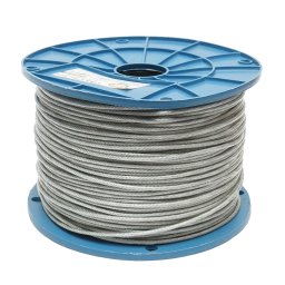 Cablu din otel galvanizat cu invelis PVC 3 mm, 250 m, 230 kg
