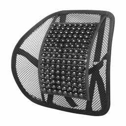 Suport lombar ergonomic AMiO pentru scaun birou si masina, plasa elastica