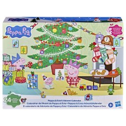 Calendar de Advent Peppa Pig cu Peppa si Evie, 24 surprize