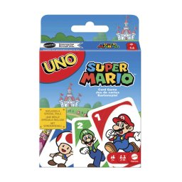 Joc de carti UNO Super Mario Mattel, 2-10 jucatori, 7+ ani