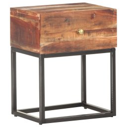 Noptiera, 40 x 30 x 50 cm, lemn de acacia brut GartenMobel Dekor