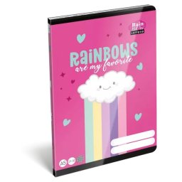 Lollipop Rainbow: Caiet dictando - format A5