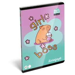 Lollipop Capybara: Caiet de lecții - format A5