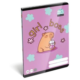 Lollipop Capybara: Caiet cu pătrățele - format A5