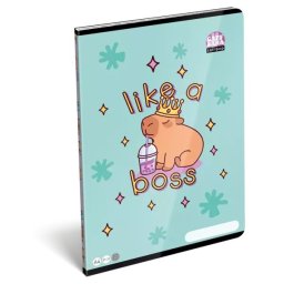 Lollipop Capybara: Caiet tip matematică – format A4