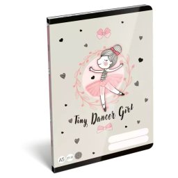Lovely Ballerina: Caiet cu pătrățele - format A5