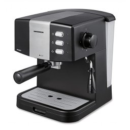 Espressor cafea Heinner HEM-850BKSL, 850 W, 15 bari, rezervor 1.5 L, inox + negru