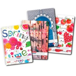 Caiet A5 100 file cu spirala Enjoy Life, Herlitz