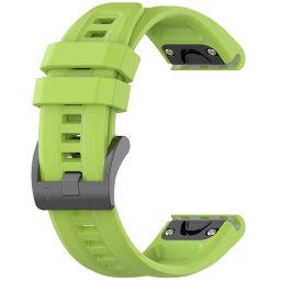 Curea pentru Garmin Fenix 5/5 Plus 6/6 Pro/7/Forerunner 935/945/955/Approach S60/S62 - Techsuit Watchband QuickFit 22mm (W060) - Light Green
