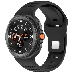 Curea pentru Samsung Galaxy Watch8 40mm/Watch8 44mm/Watch8 Classic - Techsuit Watchband (W050) - Black