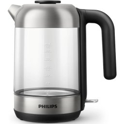 Fierbator electric PHILIPS HD9339/80, 1850-22000W, 1.7l, Argintiu/Negru