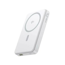 Powerbank BASEUS Airpow 2 Qi2 Magnetic, 10000 mAh, 1 x USB-C, 1 x USB-A, 22.5 W, White