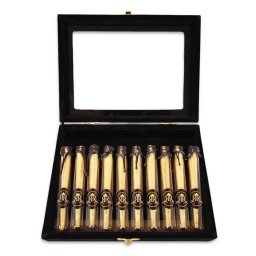 Con Foita comestibila Aur Royal Rolling Gold 24k Handcrafted Luxury Edition + Tub