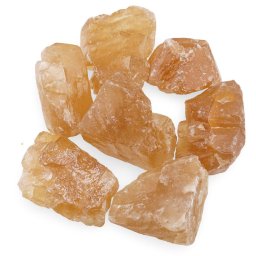 Calcit honey cristal brut, 40-50mm