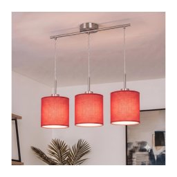 Brilagi - Candelabru LED pe cablu NUBILA 3xE27/60W/230V roșu