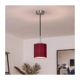 Brilagi-LED Lustra suspendată pe cablu NUBILA 1xE27/60W/230V Ø 14 cm negru/roșu pompeian