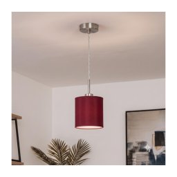 Brilagi - Lustră LED suspendată pe cablu NUBILA 1xE27/60W/230V Ø 14 cm roșu pompeian
