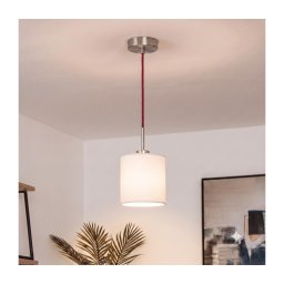 Brilagi - Pendul LED pe cablu NUBILA 1xE27/60W/230V Ø 14 cm roșu/alb