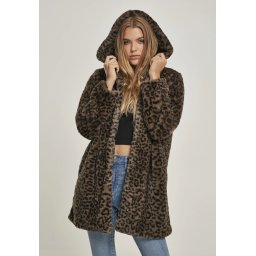 Palton de damă cu imprimeu leopard