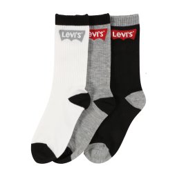 Levi's Kids Șosete gri / roșu / negru / alb