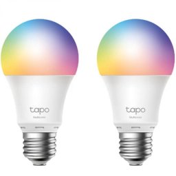 TP-Link Tapo L530E 2 PACK Smart bulb Multicolor Wi-Fi, E27, Wi-Fi Protocol IEEE 802.11b/g/n, Wi-Fi Frequency: 2.4 GHz Wi-Fi, 806 lumeni, 8.7 W, 2,500 K~ 6,500 K, Switching Circles 15,000.