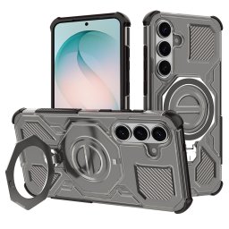 Husa de protectie Techsuit Carbon Shield PRO compatibil cu Samsung Galaxy S26 Plus, Negru Fumuriu