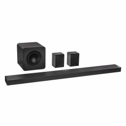 HW-QS750F/EN Soundbar 5.1.2 canale cu subwoofer si boxe spate wireless, Dolby Atmos, HDMI eARC, Wi-Fi, negru