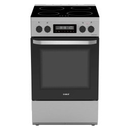 Aragaz electric SAMUS SM569VDE, 4 zone vitroceramice, cuptor 59L, 11 funcții, clasa A, Inox