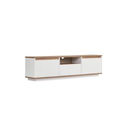 Comodă TV KREDE 160x30 cm alb/pin