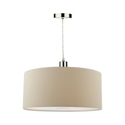 Där Lighting RON6529 - Lustră pe cablu RONDA 1xE27/60W/230V bej