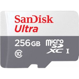 Card Memorie microSDXC SanDisk Ultra, 256Gb, Clasa 10 SDSQUNR-256G-GN3MN